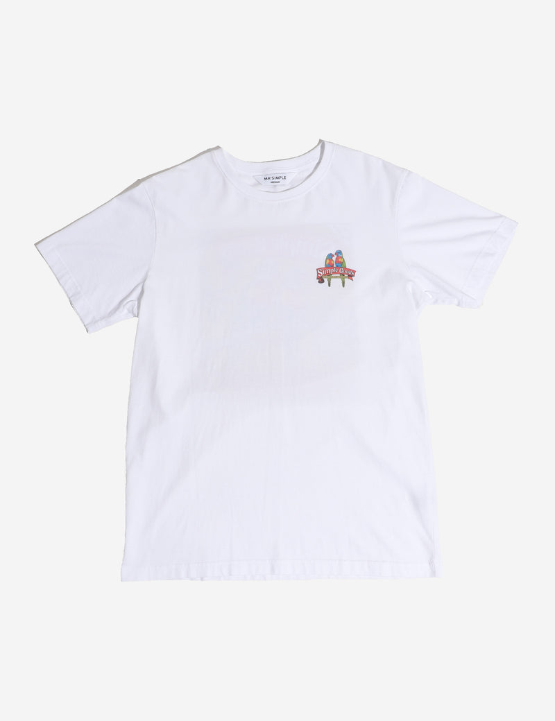 Rosellas Tee - White