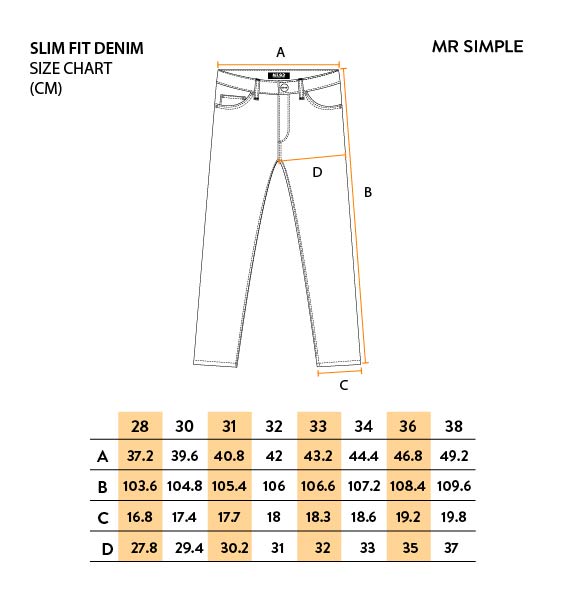 Diego Slim Fit Denim - Vintage Blue