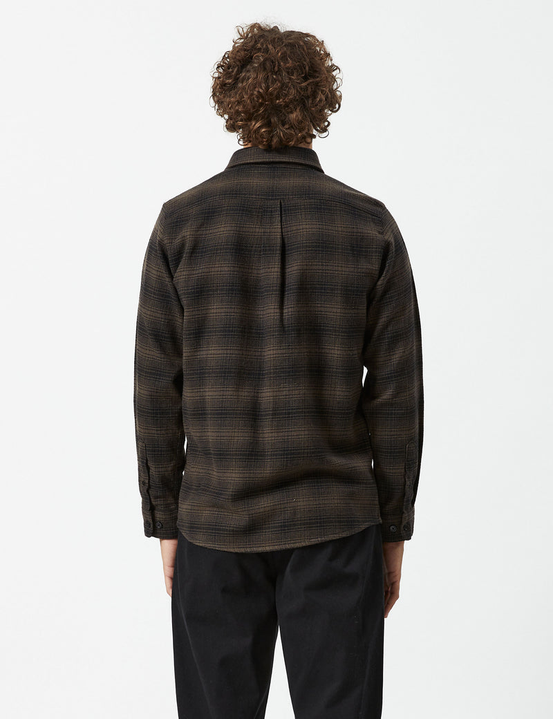 Soho Longsleeve Shirt - Brown Check