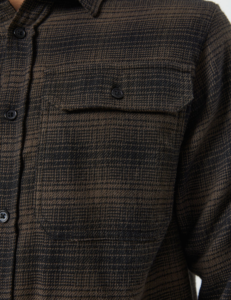 Soho Longsleeve Shirt - Brown Check