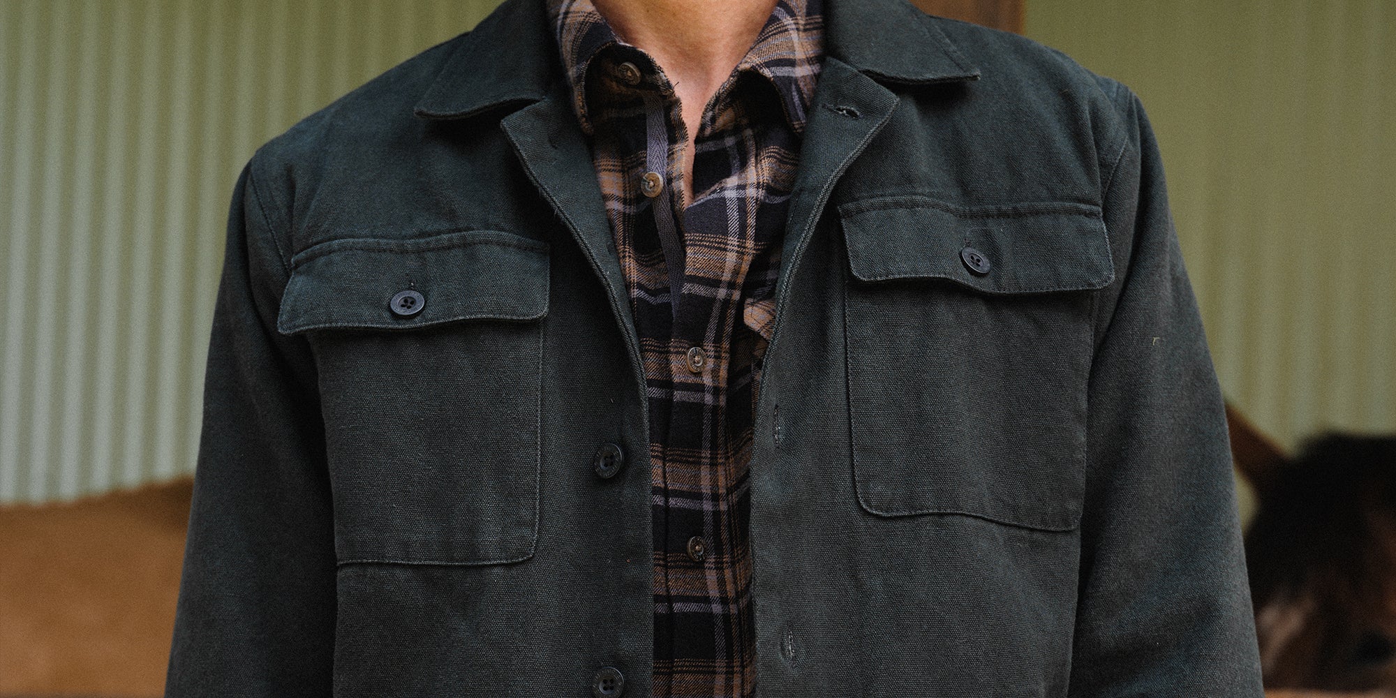 Stockyard Sherpa Jacket - Fatigue