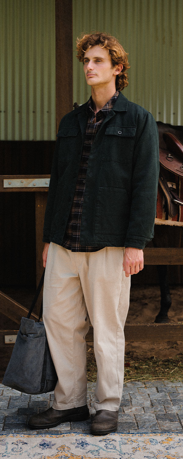 Stockyard Sherpa Jacket - Fatigue