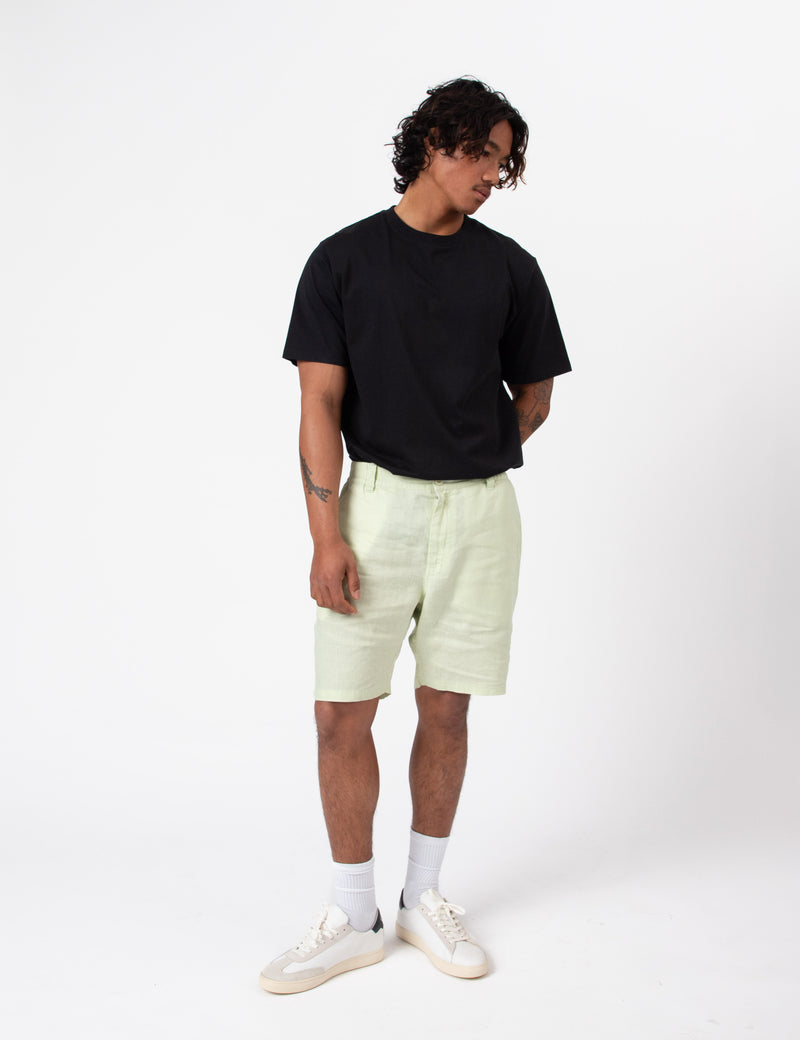 Tanner 3.0 Linen Shorts - Fog Green