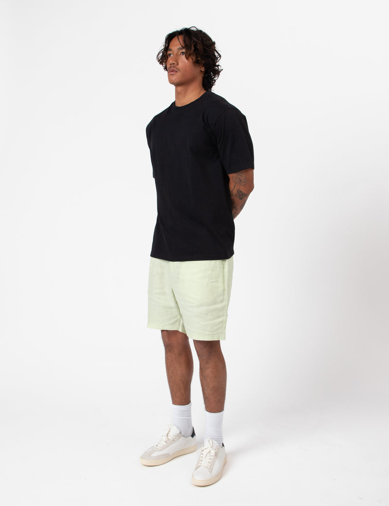 Tanner 3.0 Linen Shorts - Fog Green