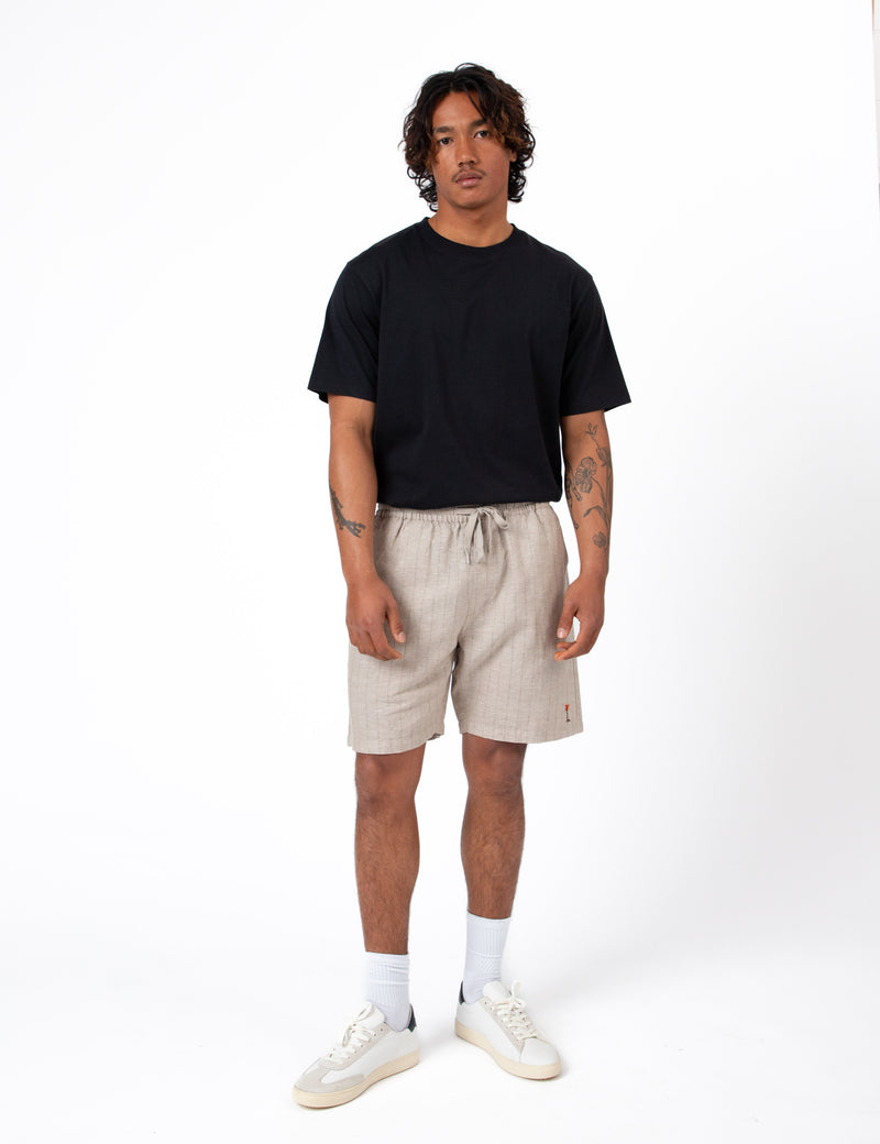 Burbank Aloha Short - Sand Stripe