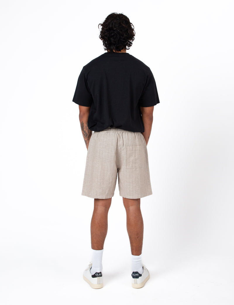 Burbank Aloha Short - Sand Stripe