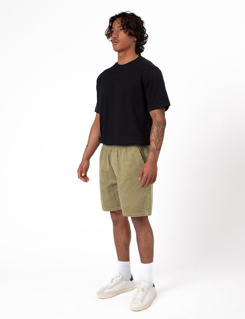 Burbank Cord Short - Slate Green Cord