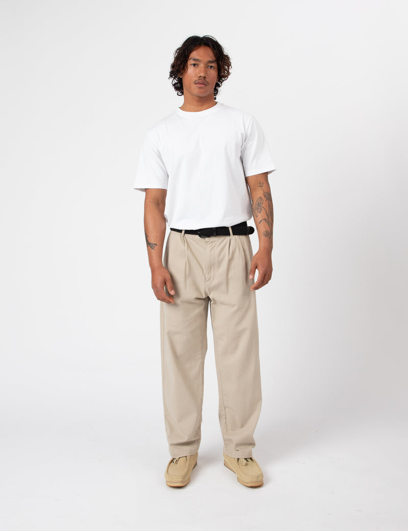 Brooklyn Pleated Pant - Stone