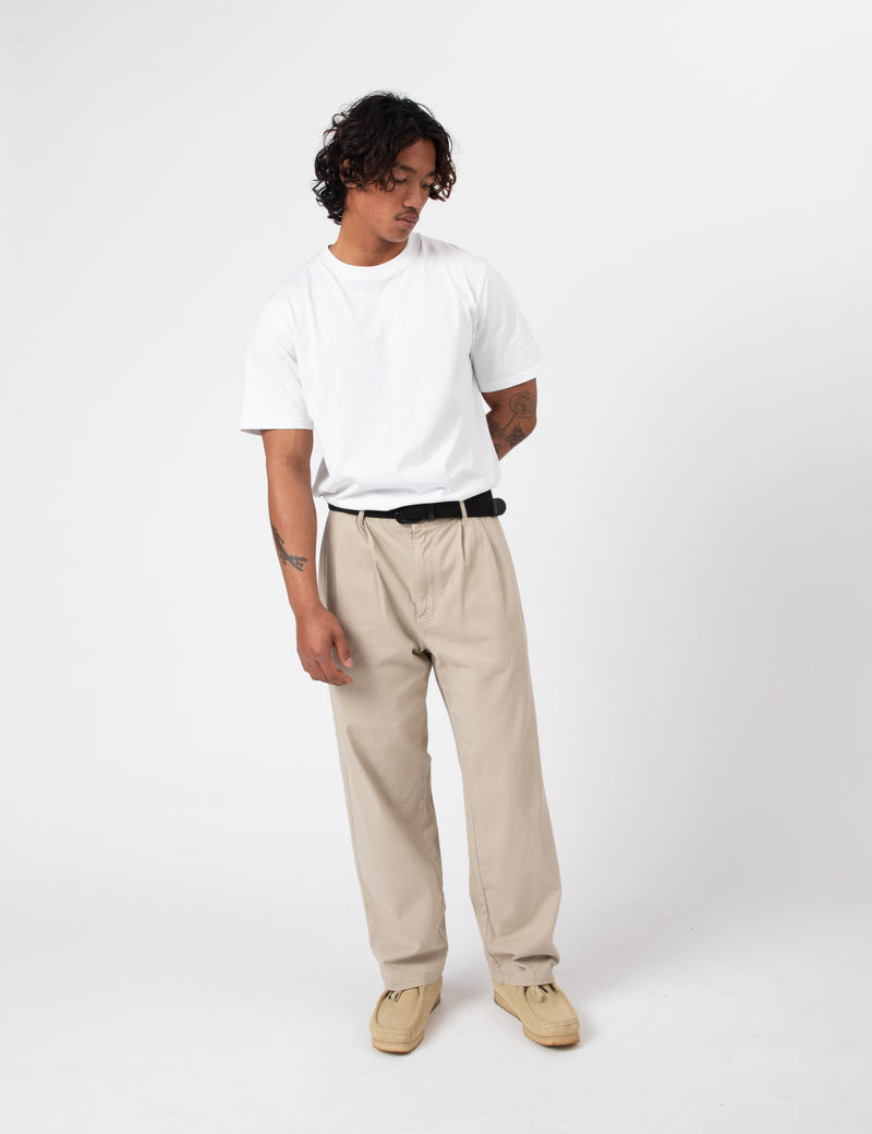 Brooklyn Pleated Pant - Stone