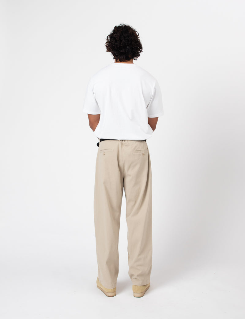 Brooklyn Pleated Pant - Stone