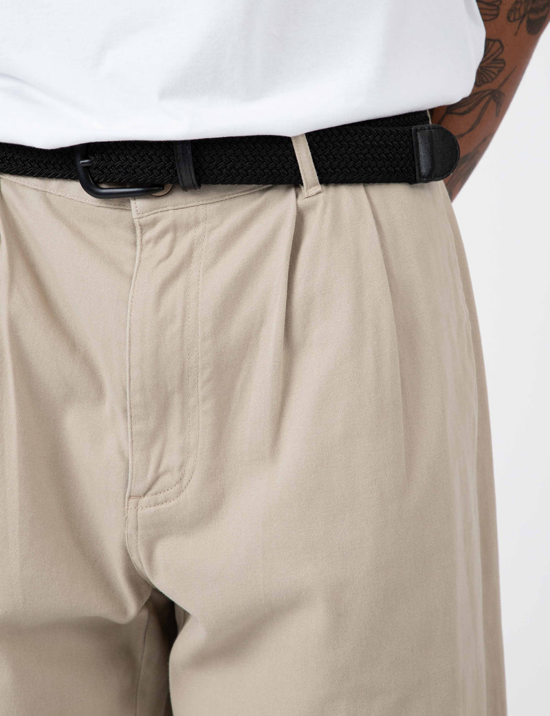 Brooklyn Pleated Pant - Stone
