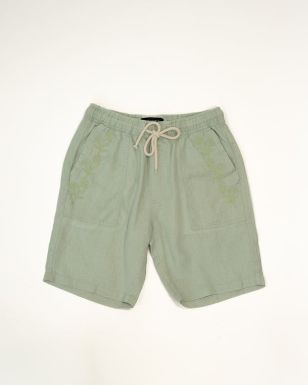 Burbank Short - Fog Green Garden State