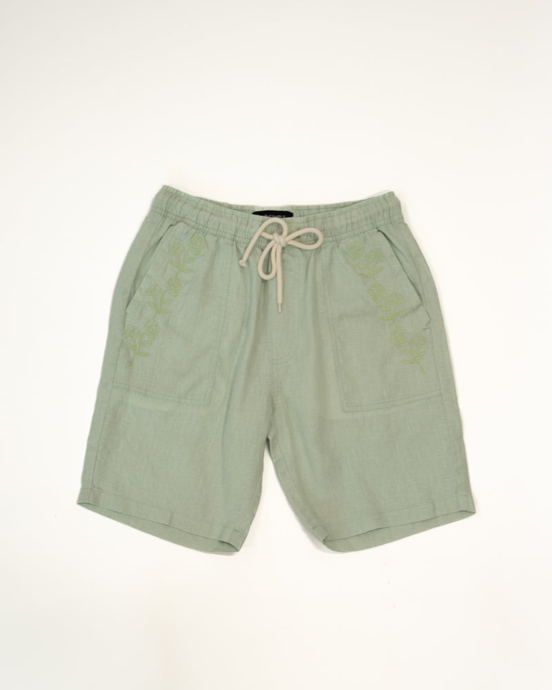 Burbank Short - Fog Green Garden State