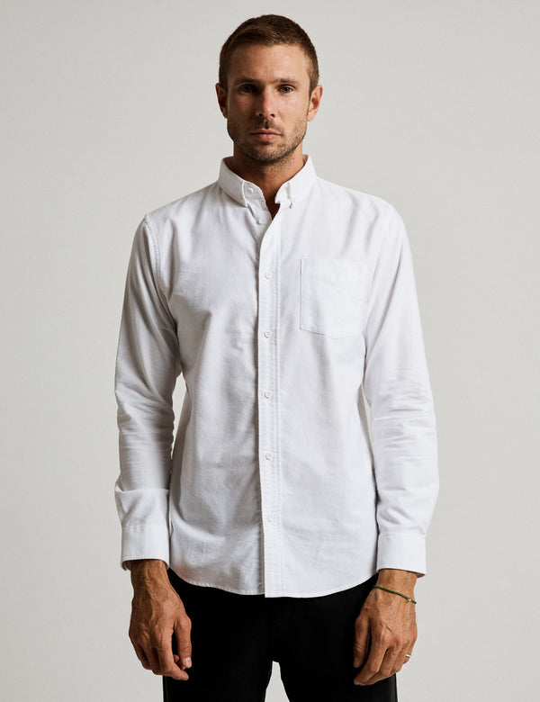 Oxford Long Sleeve Shirt - White