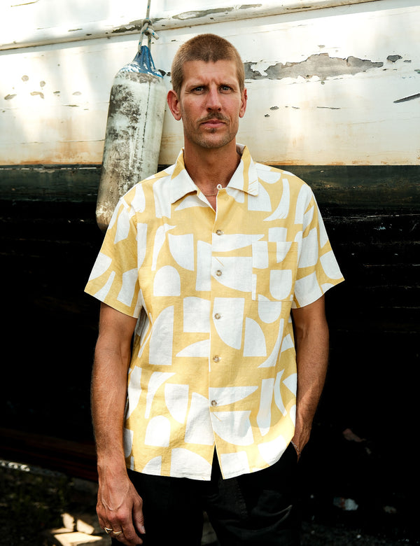 Cuban Short Sleeve Shirt - Sunburst