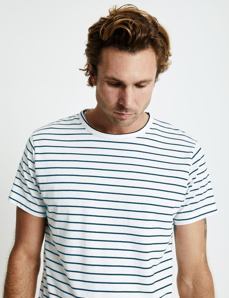 Breton Stripe Tee - Navy/White