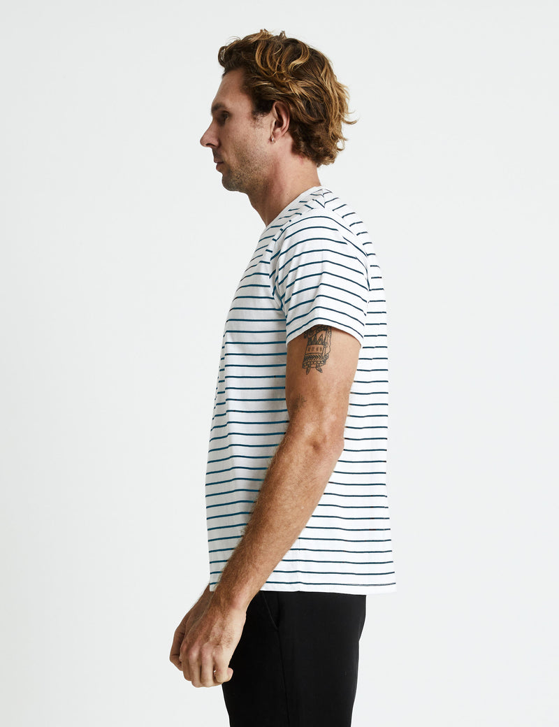 Breton Stripe Tee - Navy/White