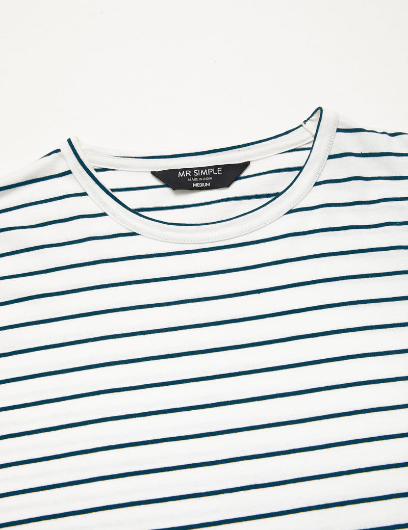 Breton Stripe Tee - Navy/White