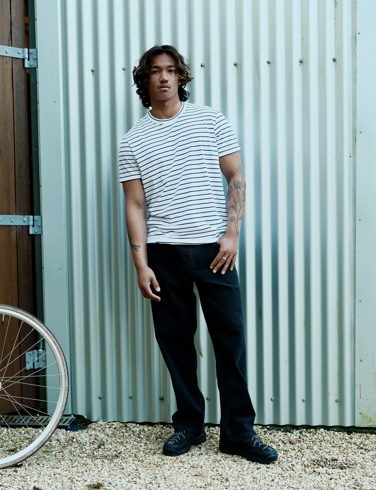 Breton Stripe Tee - Navy/White – Mr Simple