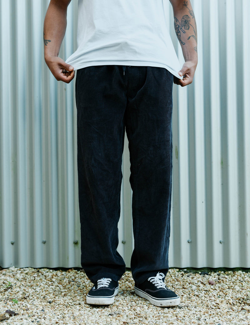 Burbank Cord Pant - Charcoal