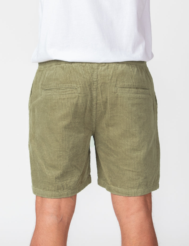 Burbank Cord Short - Slate Green Cord