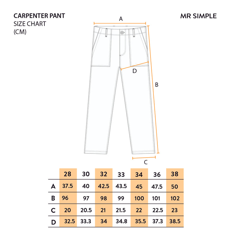 Carpenter Pant - Navy
