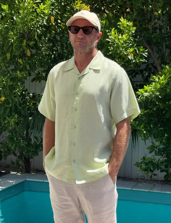 Cuban Short Sleeve Shirt - Fog Green