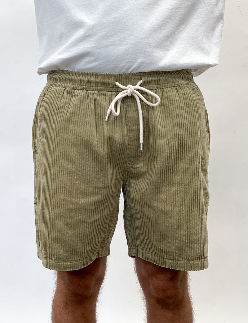 Burbank Cord Short - Slate Green Cord