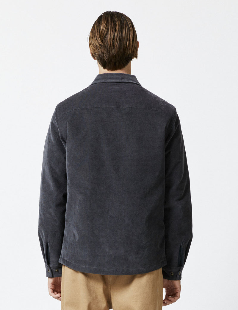 Quilted Cord Jacket - Graphite