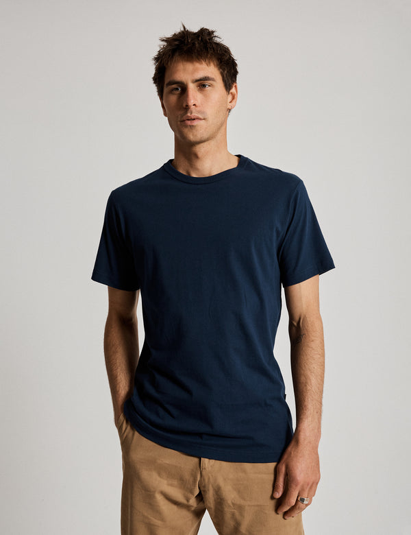 Reginald Organic Tee - Navy