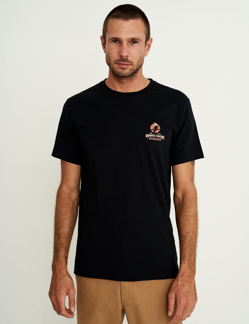 Kookaburra Tee - Black