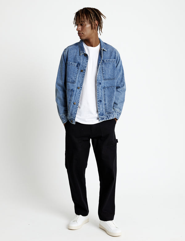Denim Work Jacket - Vintage Blue
