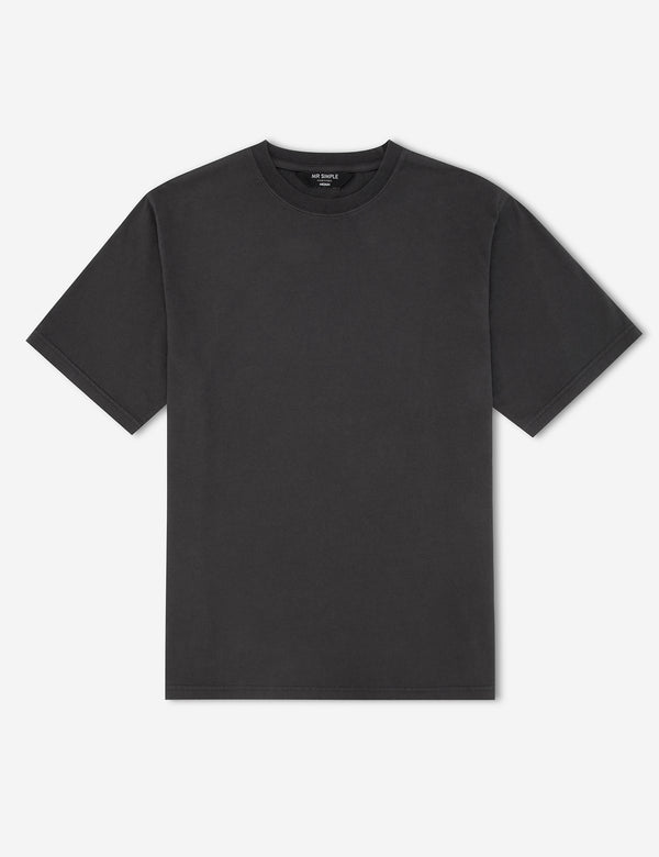 Heavy Weight Tee - Washed Black