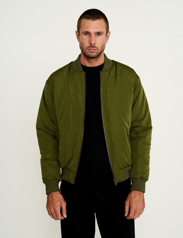 Technical Bomber Jacket - Army