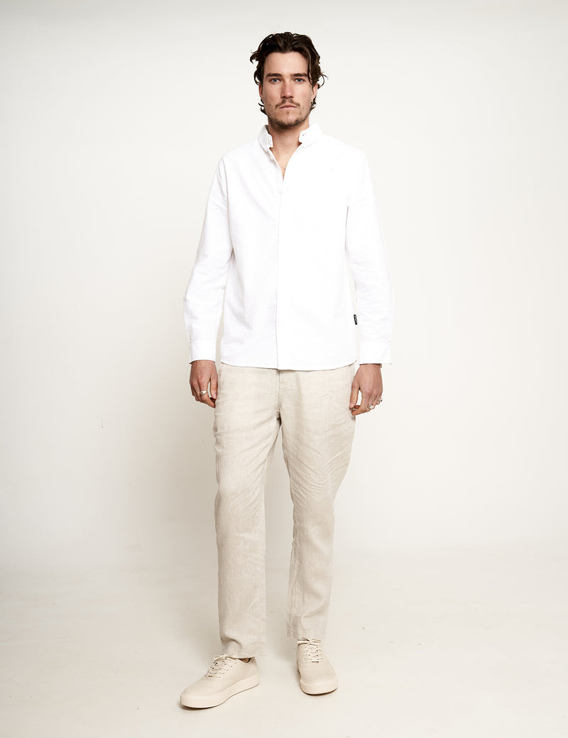 Tanner Linen Pant - Natural