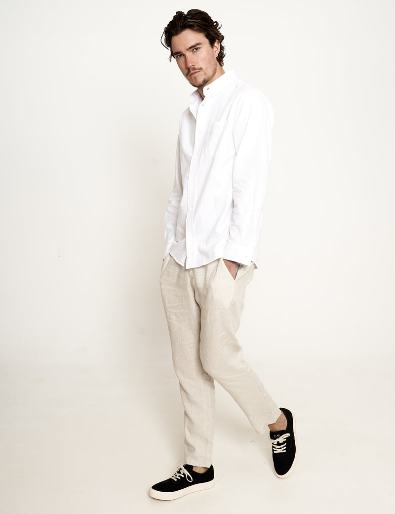 Tanner Linen Pant - Natural