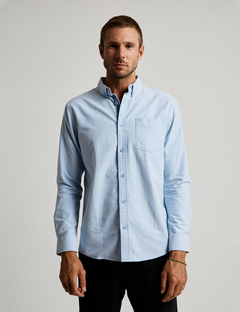 Blue Oxford Long Sleeve Shirt – Mr Simple