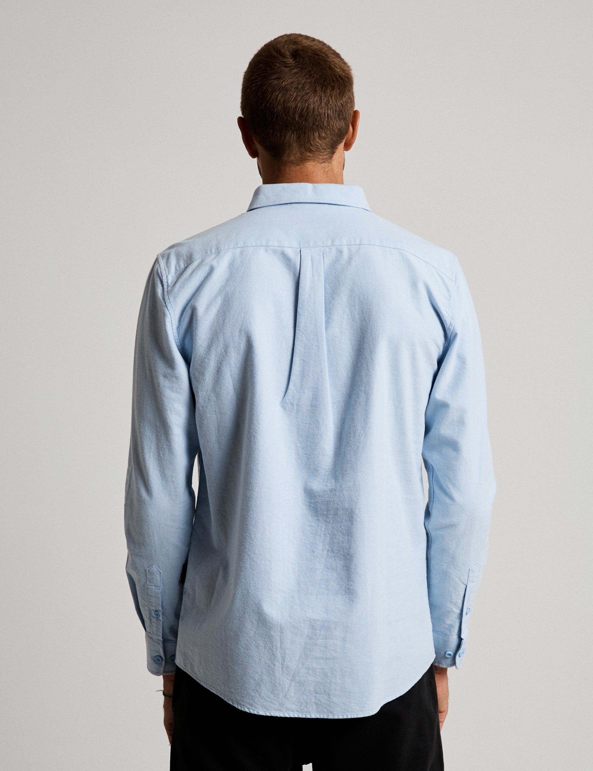 Blue Oxford Long Sleeve Shirt – Mr Simple