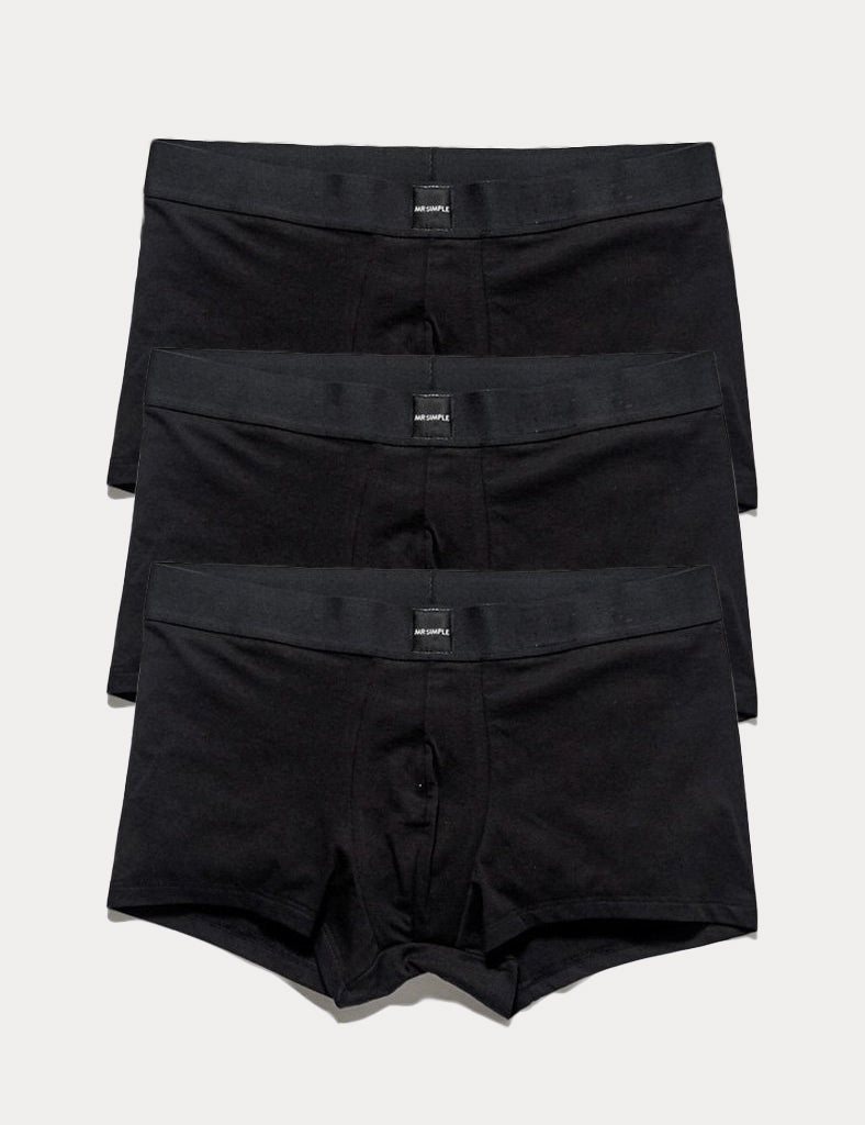 Fitted Brief 3 Pack - Black