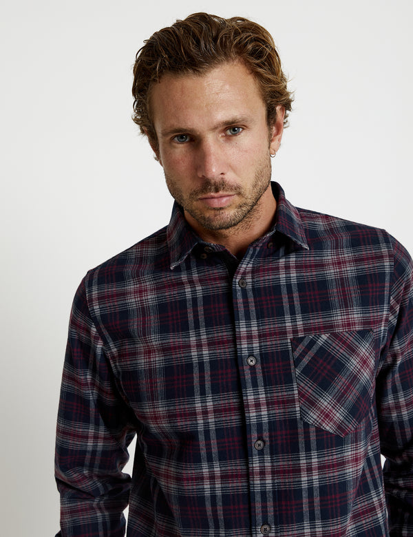 Oxford Plaid - Burgundy